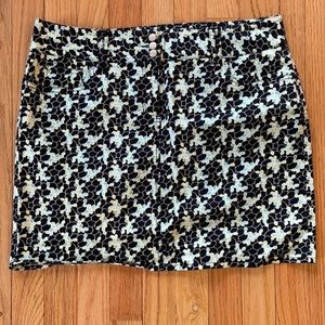 Ann Taylor LOFT Petite Stretch Floral Mini Skirt